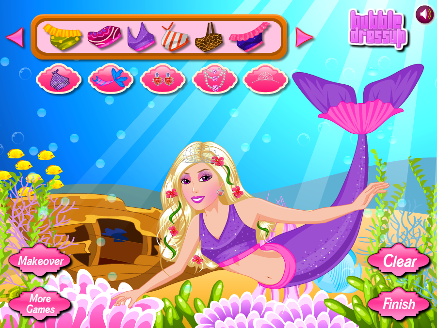 Barbie Mermaid Dressup