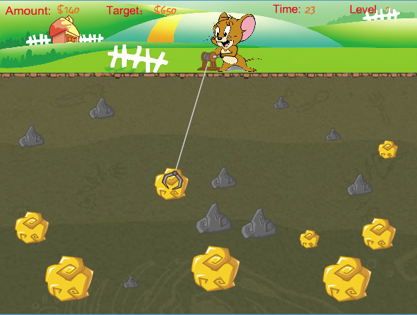 Tom and Jerry Gold Miner