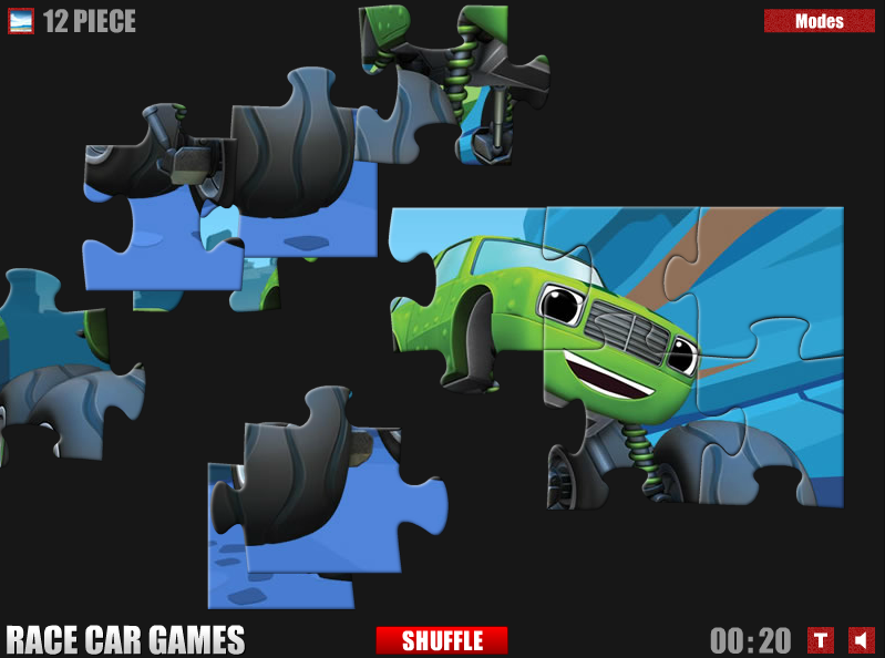 Pickle Monster Truck Puzzle