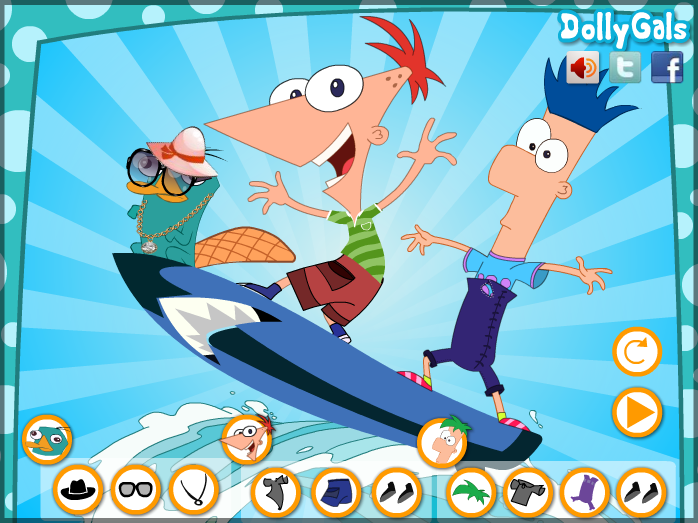 Dress Up Phineas and Ferb