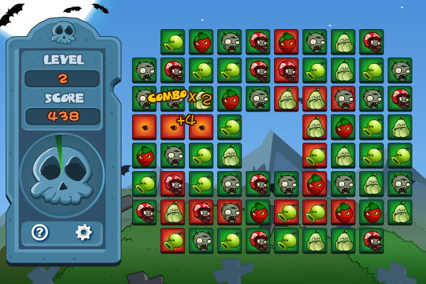 Plants Zombies Match