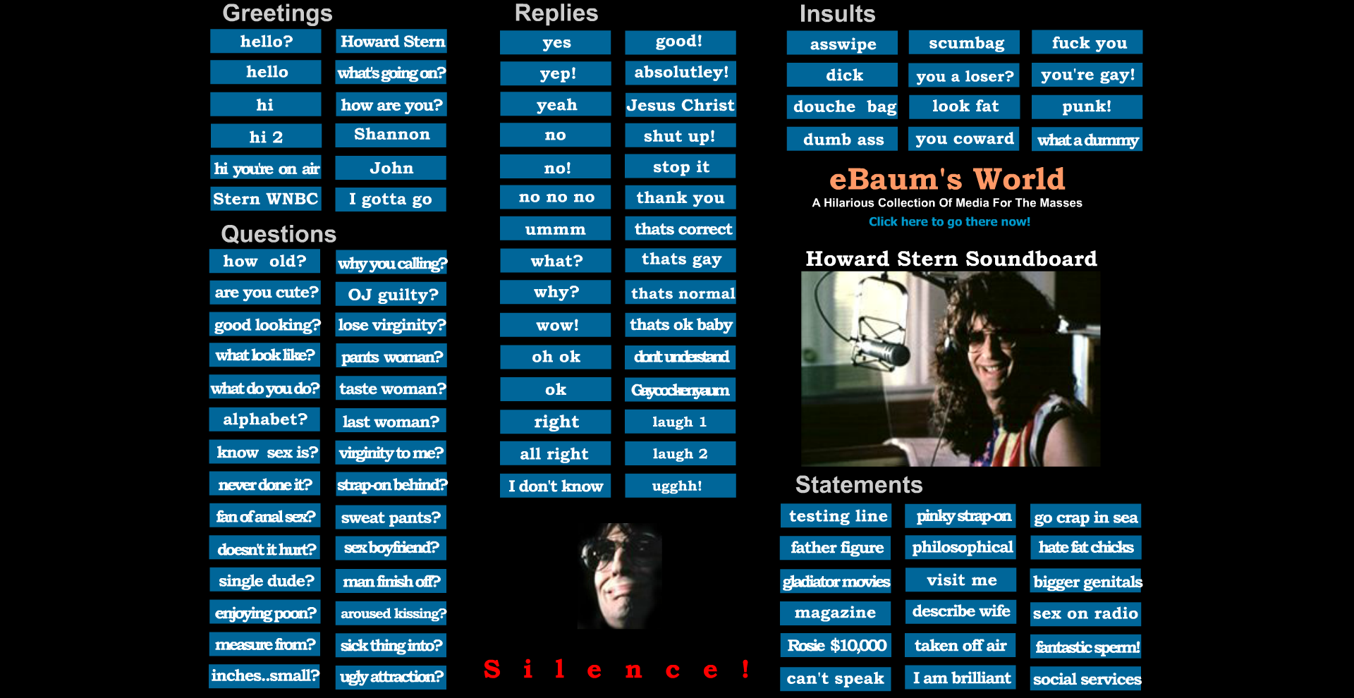 Howard Stern Soundboard
