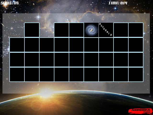 Outer Space Matching Game