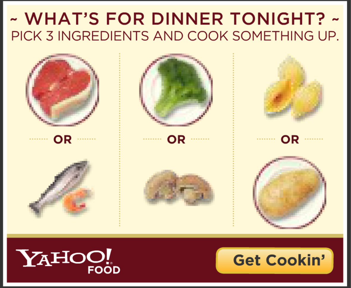 Yahoo! Food Interactive Advertisement