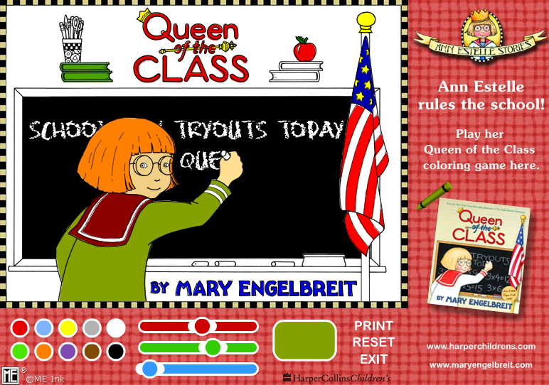 Ann Estelle: Queen of the Class Coloring Game