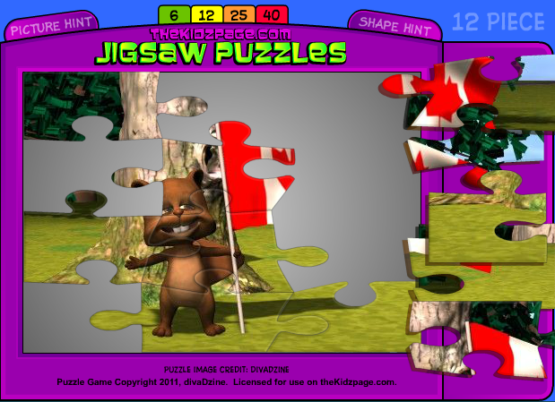 Canada Day Online Jigsaw Puzzle