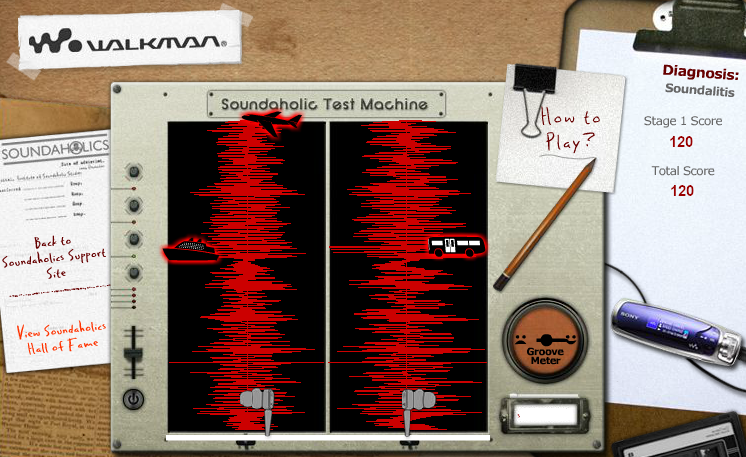 Sony Walkman - Take the Soundaholic Test