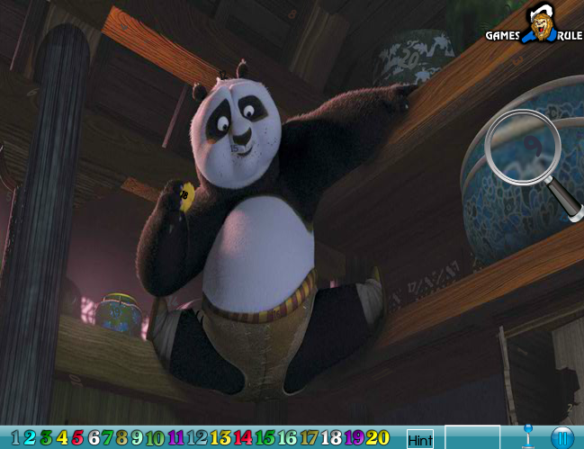 Hidden Numbers: Kungfu Panda