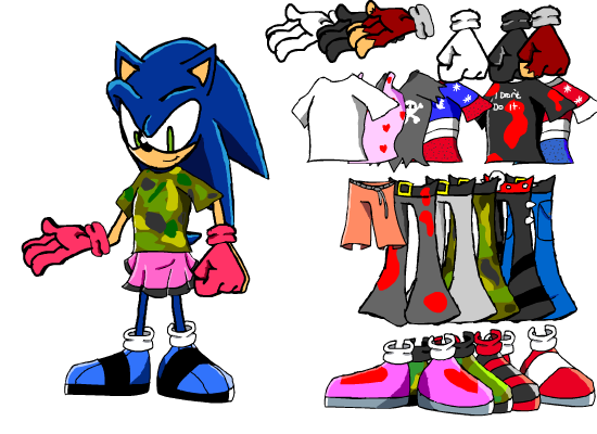 Sonic dress up