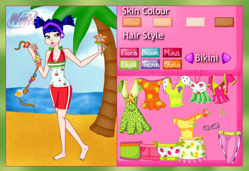 Winx Summer DressUp