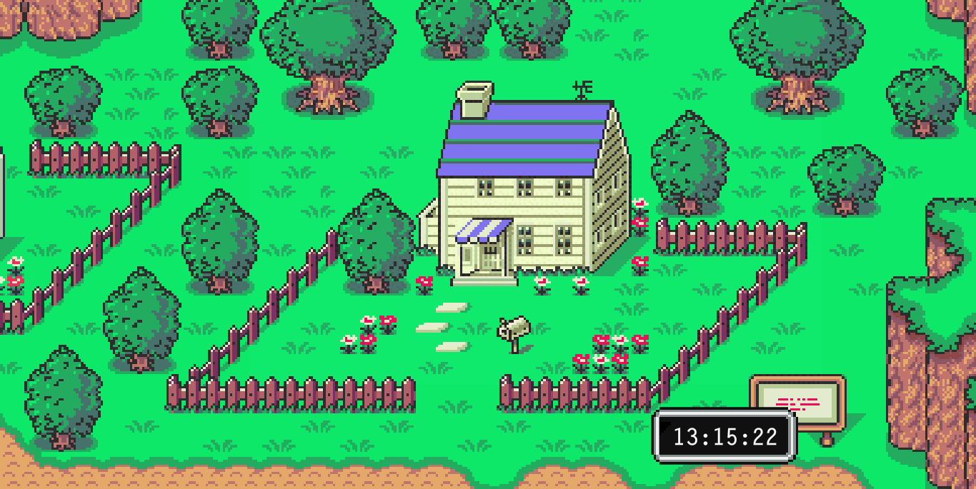 EarthBound Clock