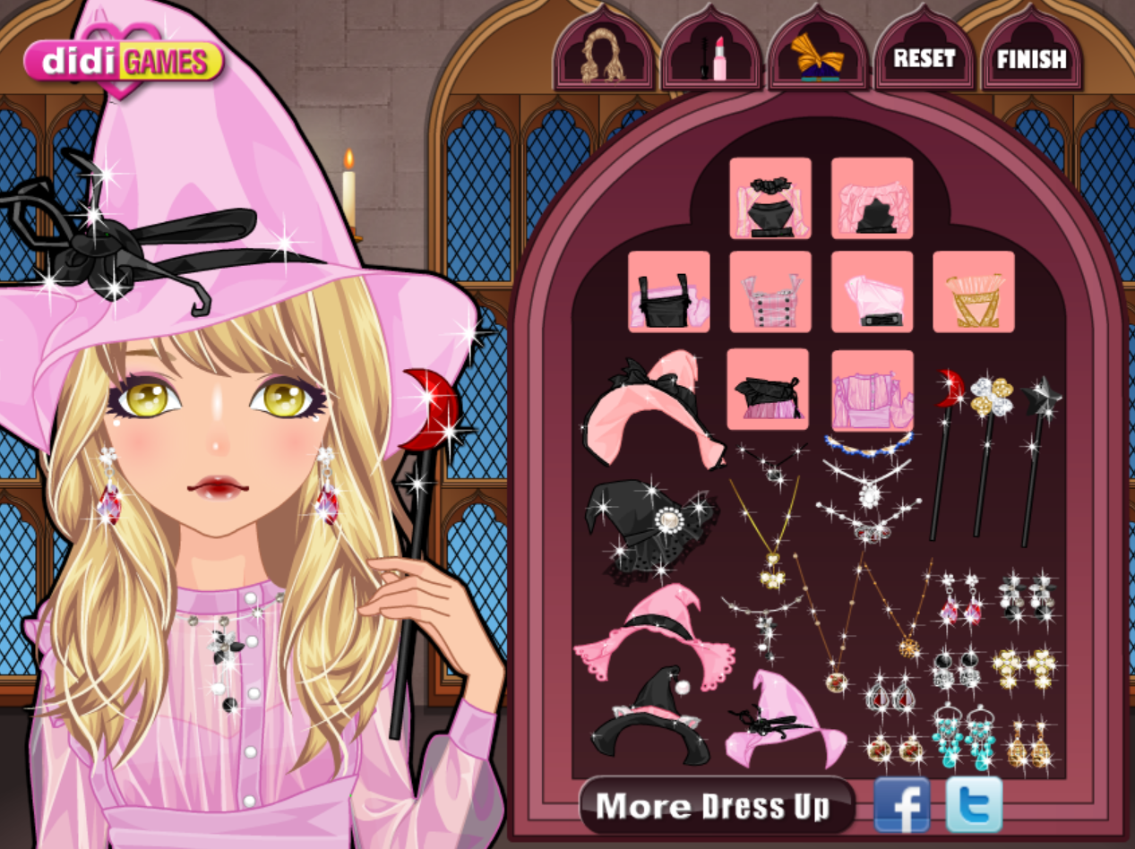 Pink Witch Make Up