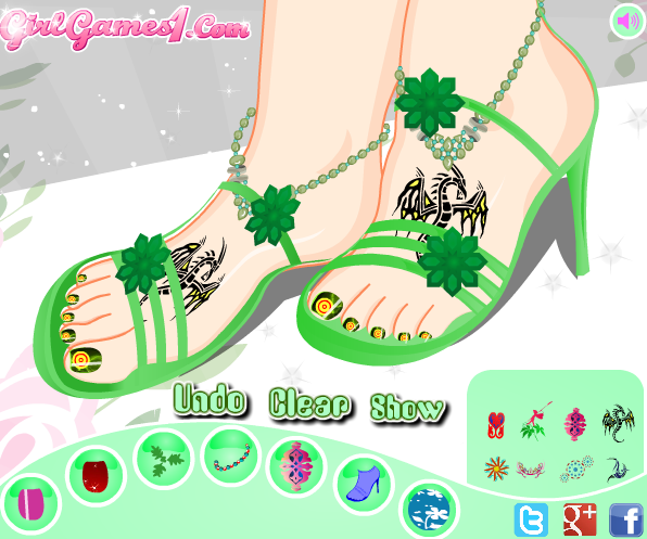 Pretty Pedicure Design Part 2