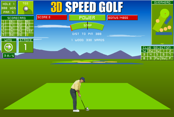 3D Speed Golf