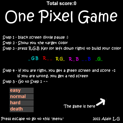 One Pixel Game