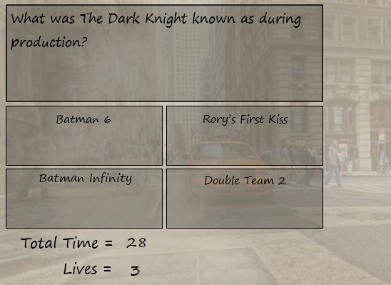 The Dark Knight Quiz