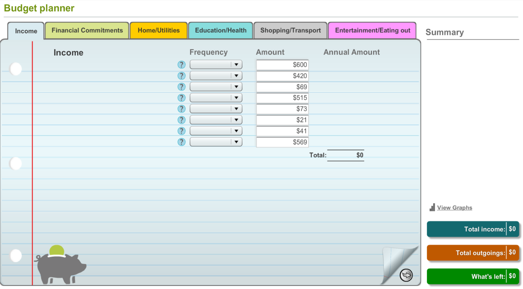 Budget Planner