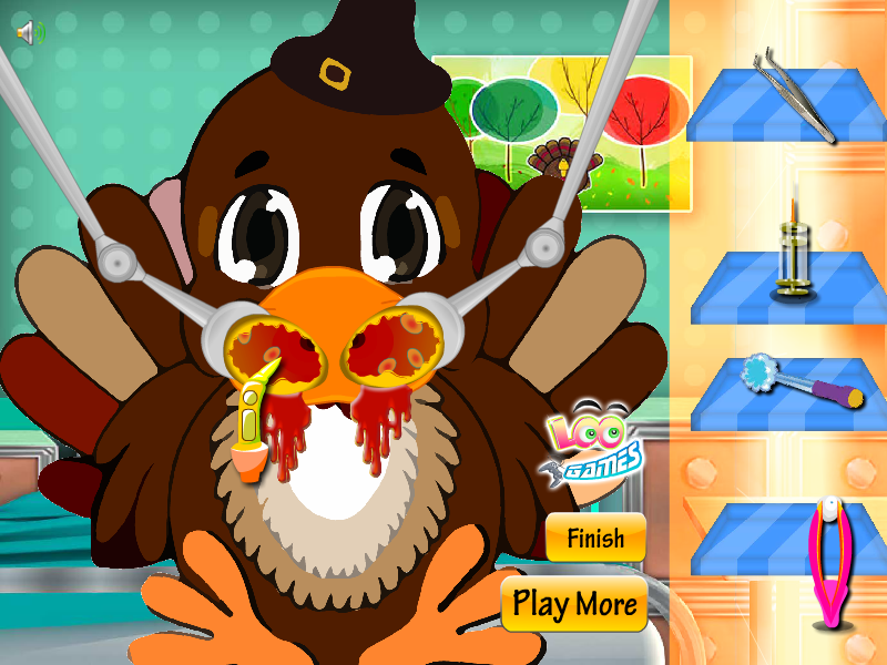 Thanksgiving Turkey Nose Care