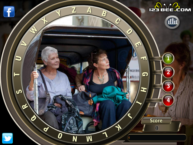 Marigold Hotel - Find The Alphabets