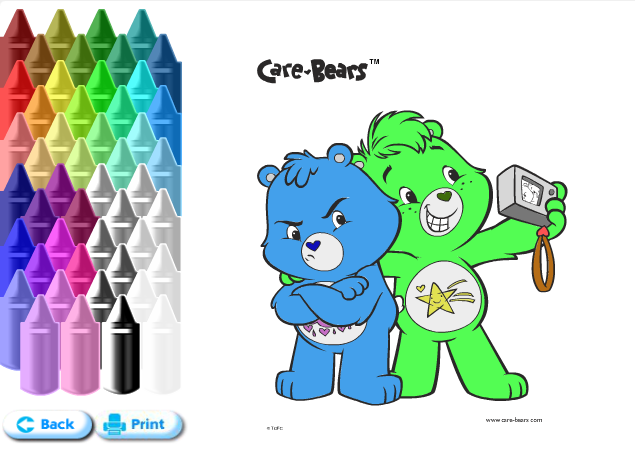 Care Bears: Click And Color