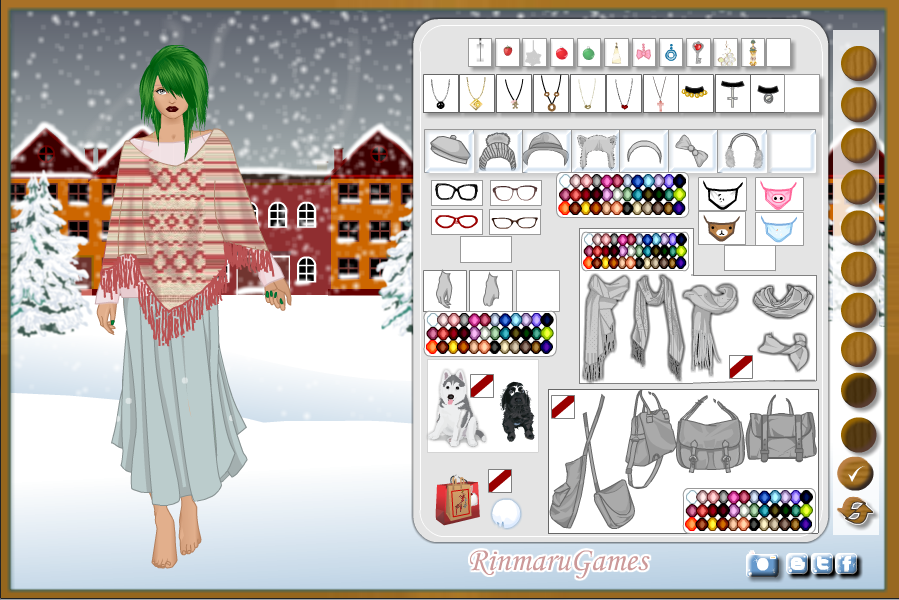 ♥ Mega winter fashion dress up game ♥