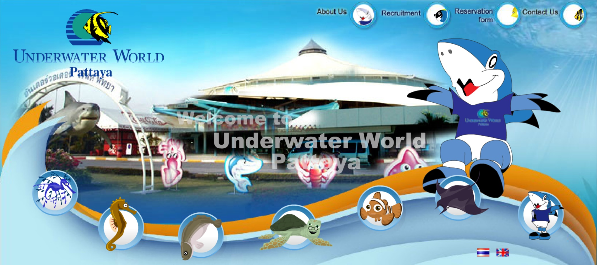 Underwater World Pattaya Website Intro (Thailand)