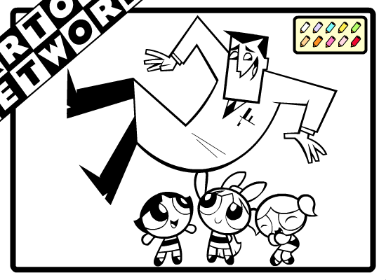 Cartoon Network Coloring: The Powerpuff Girls