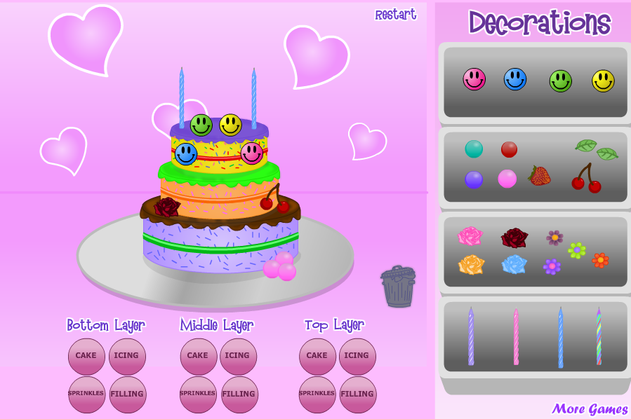 Cake Decorate: The Online Cake Maker!