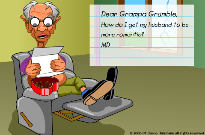 Ask Grampa Grumble: Valentine Special