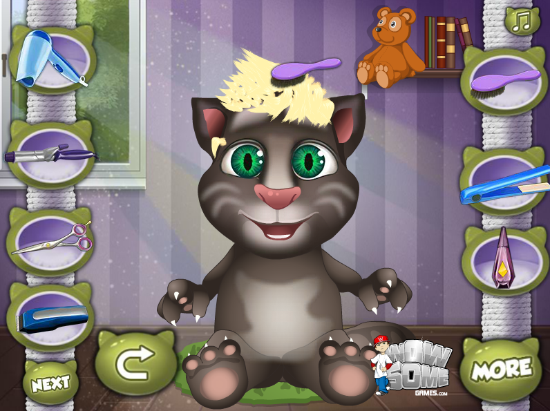 Baby Talking Tom Hair Salon