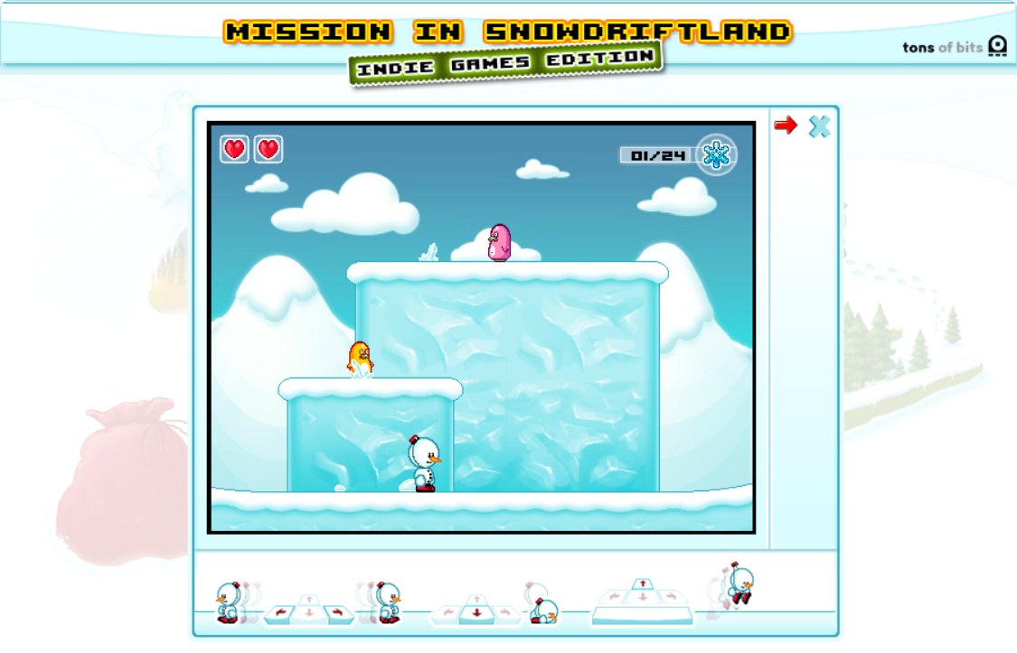 Mission in Snowdriftland: Indie Games Edition