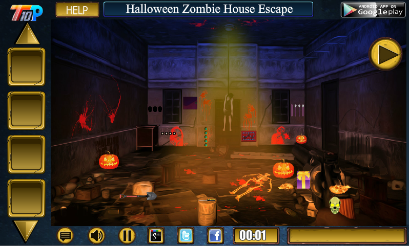 Halloween Zombie House Escape