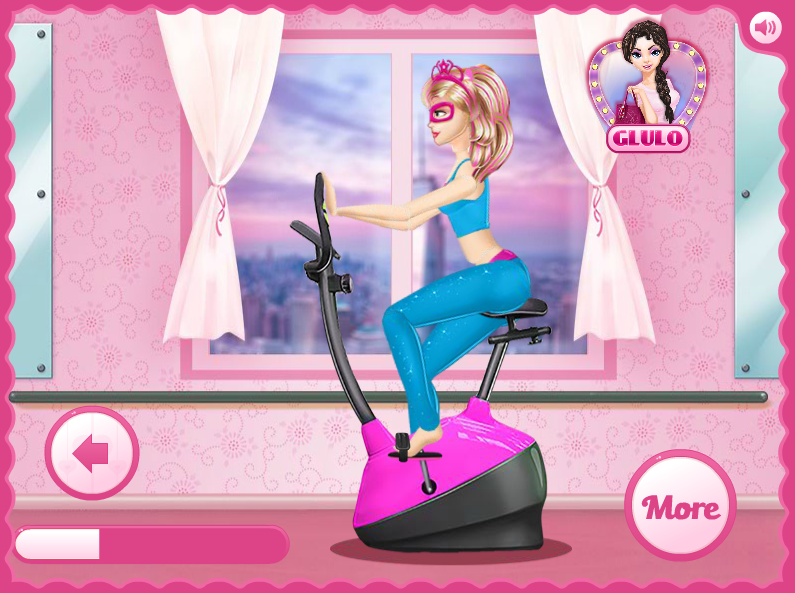 Barbie Superhero Gym Workout