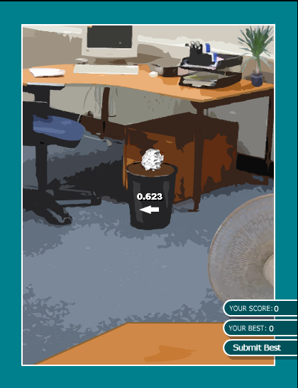 Paper Ball Throwing Game