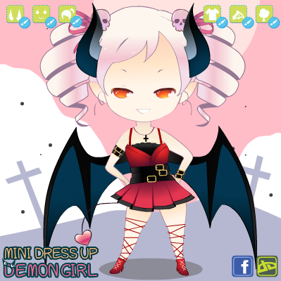 Mini Dress Up Demon Girl