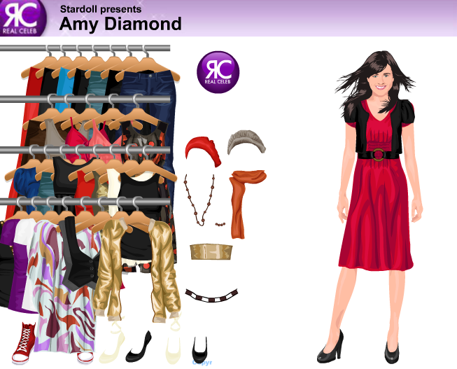 Stardoll presents Amy Diamond