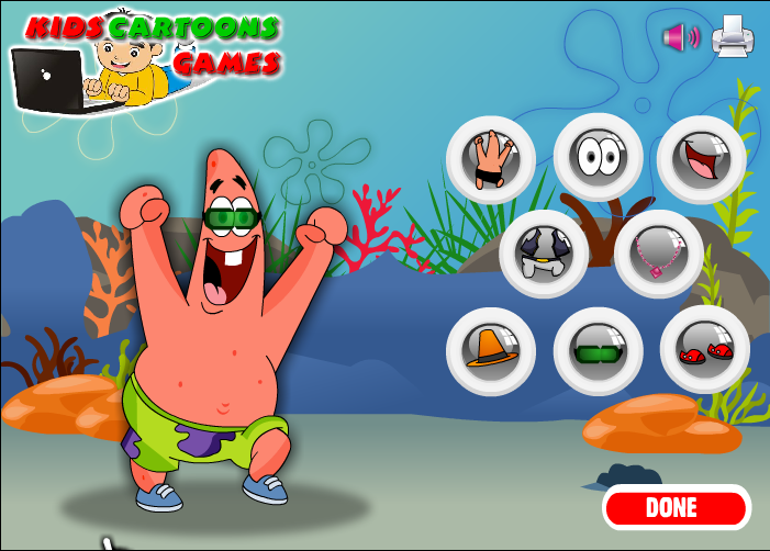 Patrick Star Dress Up