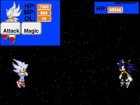 RPG Battle: Hyper Sonic VS Seelkadoom