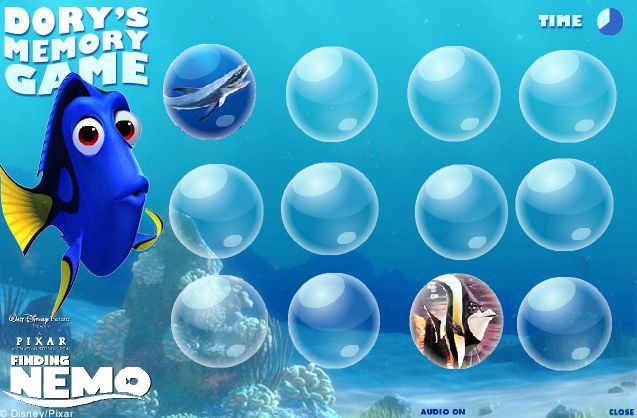 Finding Nemo: Dory's Memory Game