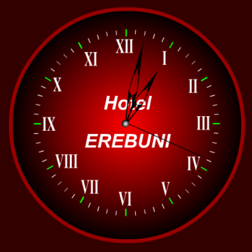 EREBUNI Hotel Clock