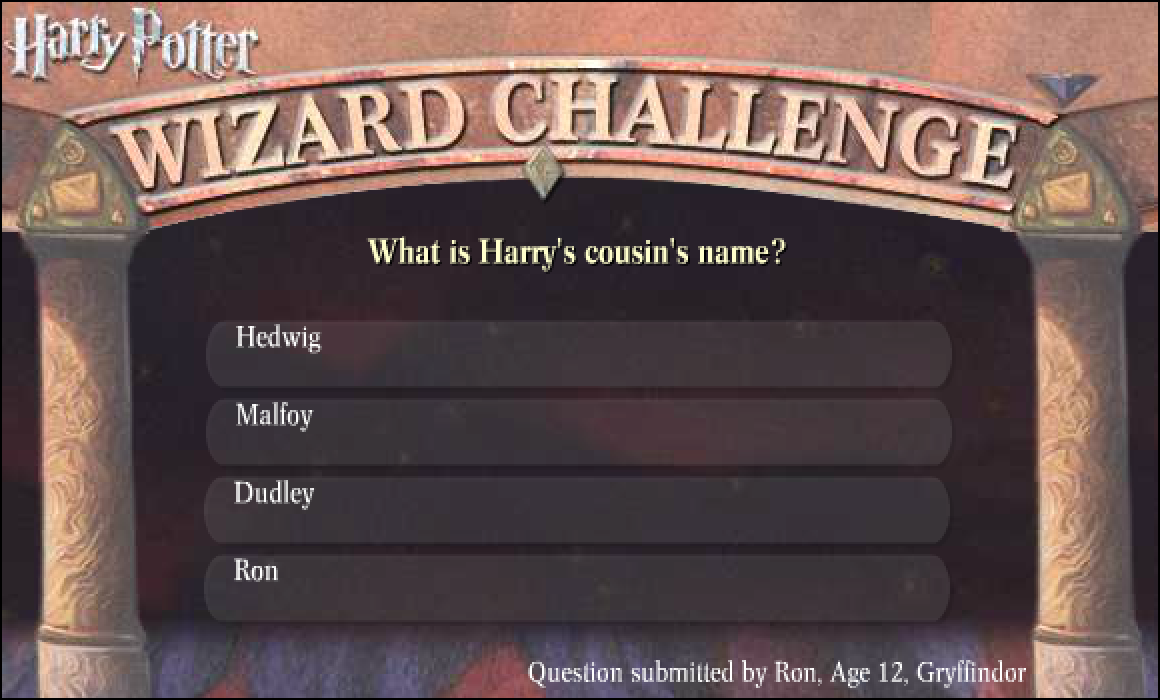 Harry Potter Wizard Challenge (Books 1-4)