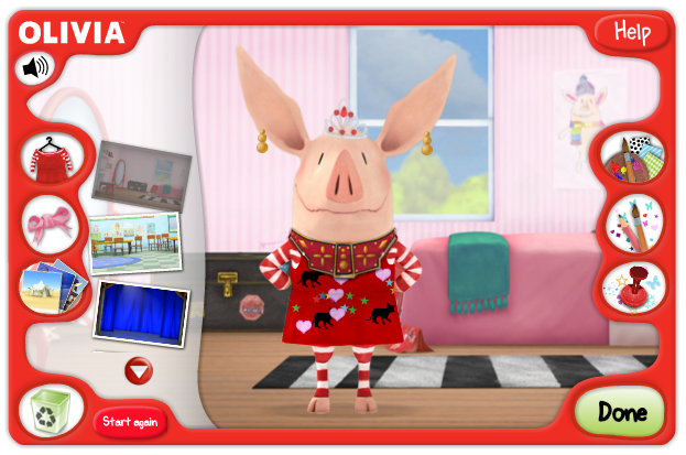 Olivia - Super-Duper Dress Up Game