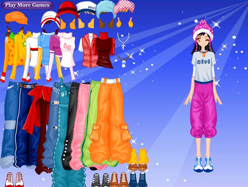 Hip Hop Girl Dress Up