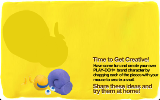 Play-Doh Snail Puzzle