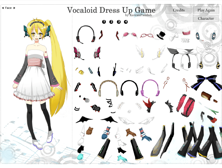 Vocaloid Dress Up Game Vers. 2