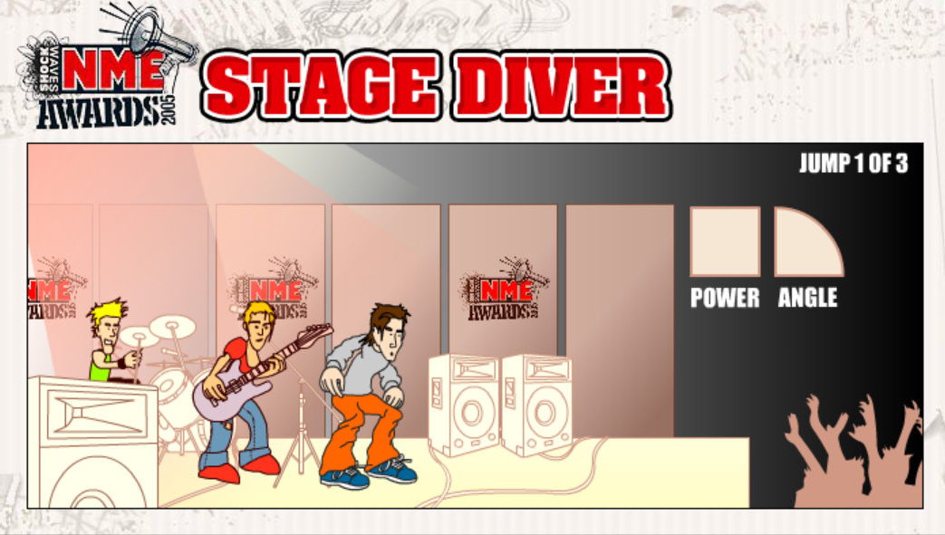 NME Awdard Stage Diver