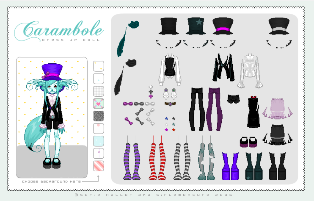 Carambole Dress Up Doll