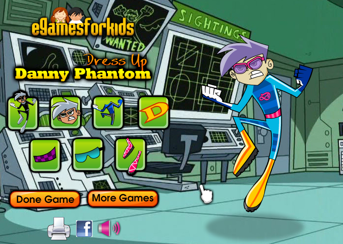 Danny Phantom Dress Up