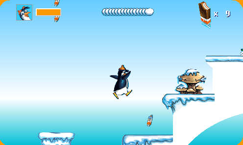 Kinder Pingui Jump & Dive Game