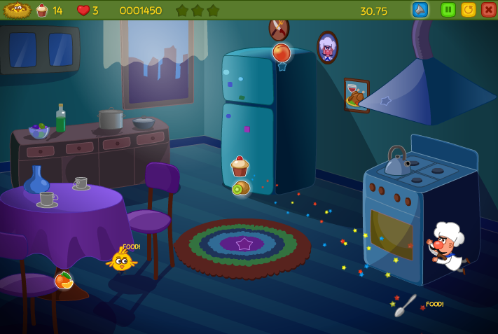 Chicken Survival: Feed & Escape